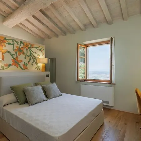 Casa Bel Tramonto Con Giardino Privato A Cortona