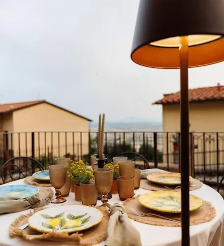 Casa Bel Tramonto Con Giardino Privato A Ferienhaus Cortona